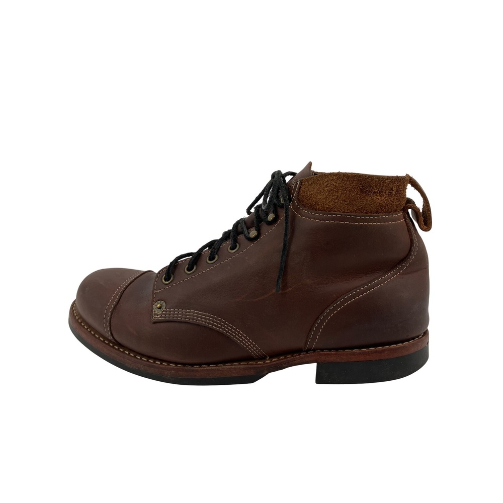 Levi Strauss 1853 Collection Brown Leather Boots Mens 11 Vibram Sole